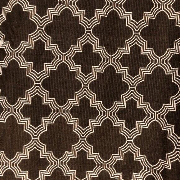 Jaclyn Smith Skirt Womens Sz 16 Brown White Lined Lightweight A-Line Office NEW - Picture 9 of 10